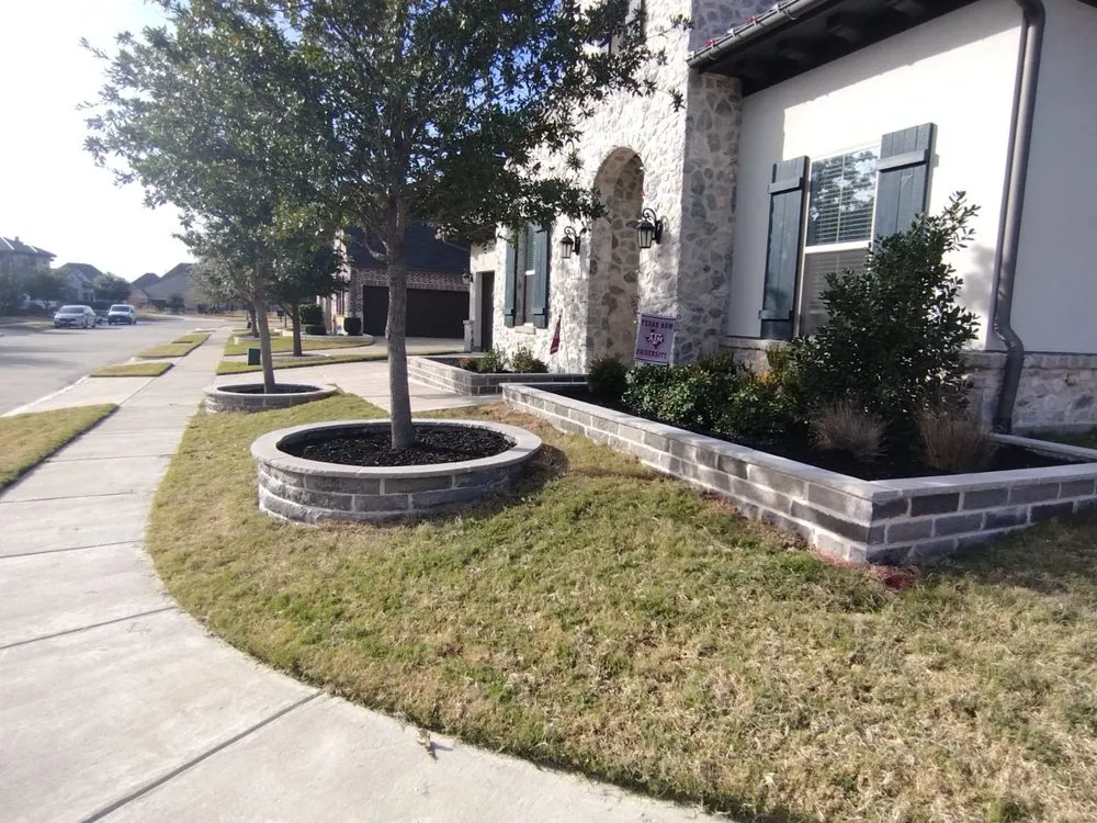 Local lawn care service for residential properties in Garland, TX by Revival Landscaping