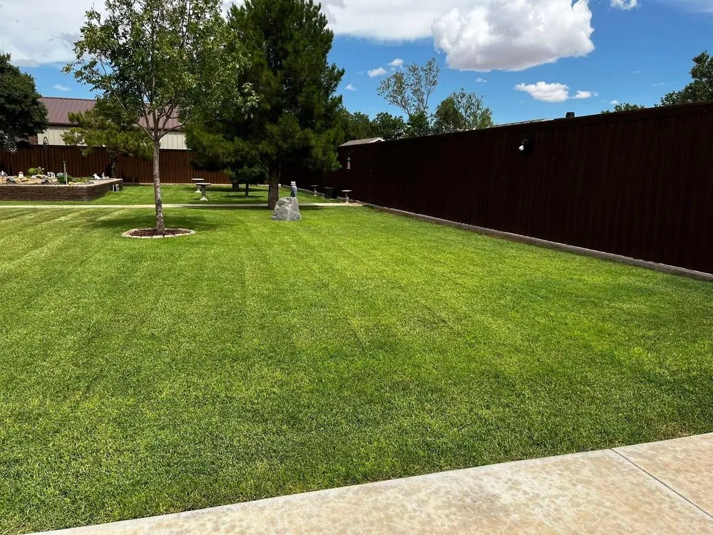 Professional garden landscaping in Tahoka, TX by Revival Landscaping
