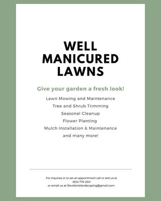 Revolorio Landscaping Logo