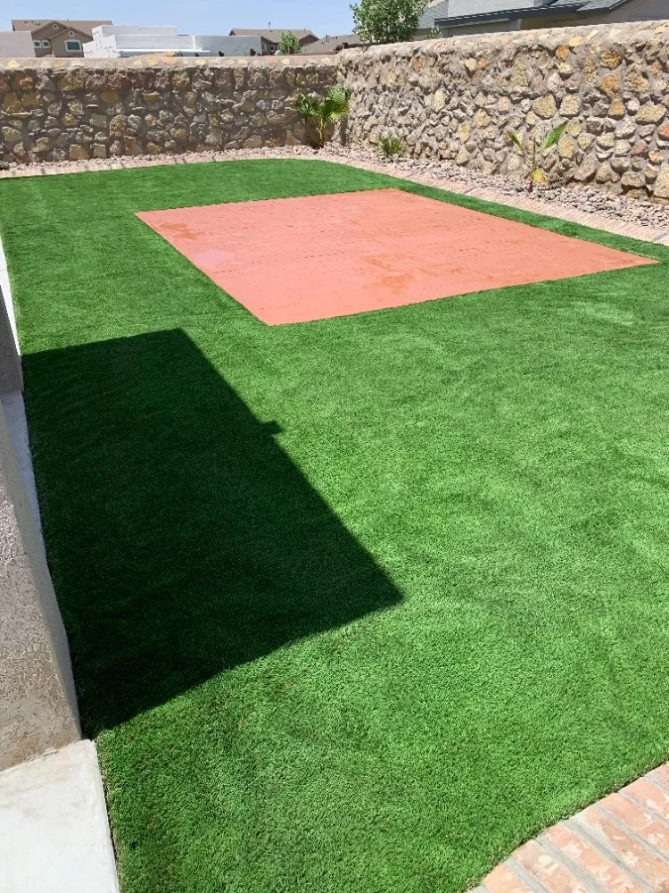 Custom residential landscaping for residential properties across El Paso, TX - Reyes Concrete