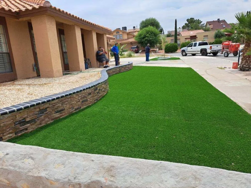 Professional yard cleanup service in El Paso, TX by Reyes Concrete