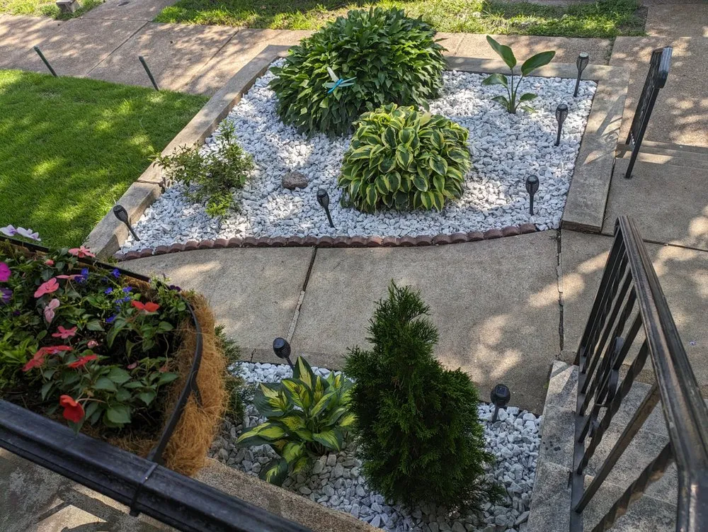 Local landscape installation in Saint Louis, MO - Reyes Construction