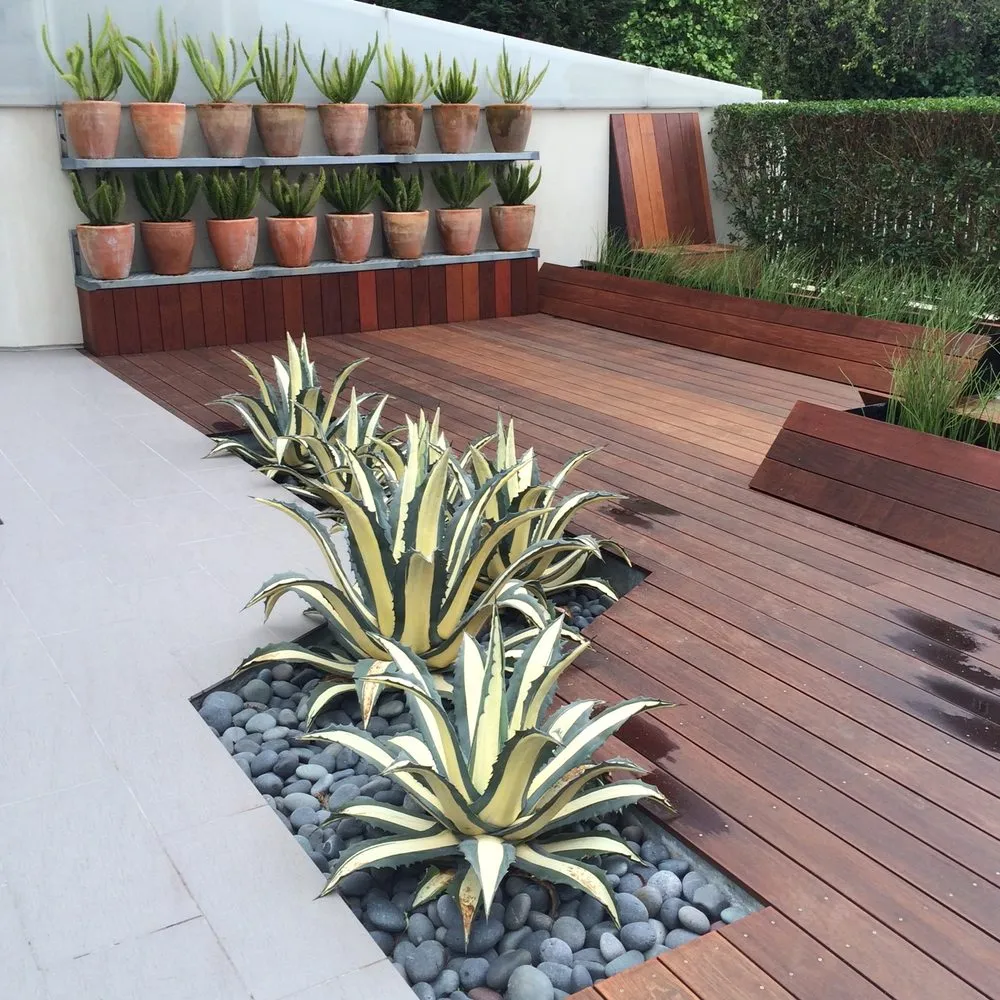 Custom yard cleanup service with custom design across Hayward, CA - Reyes Gardening Service