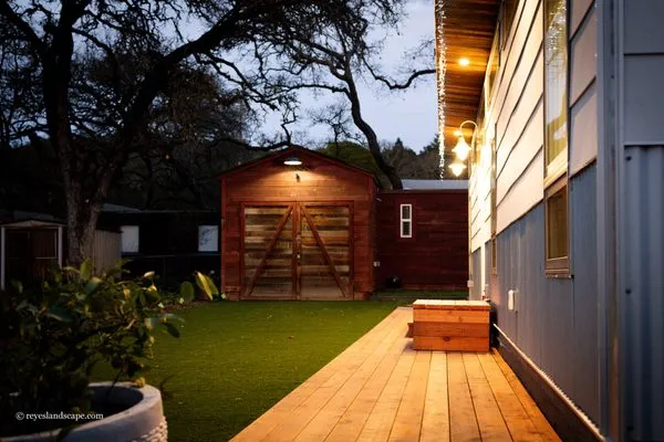 Reyes Landscape Construction Logo