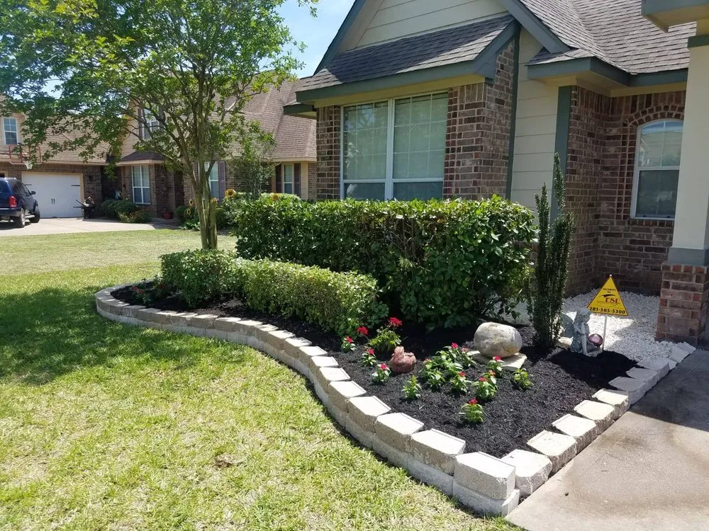 Custom landscaping services for residential properties across Highlands, TX - Reyes Landscaping & Design
