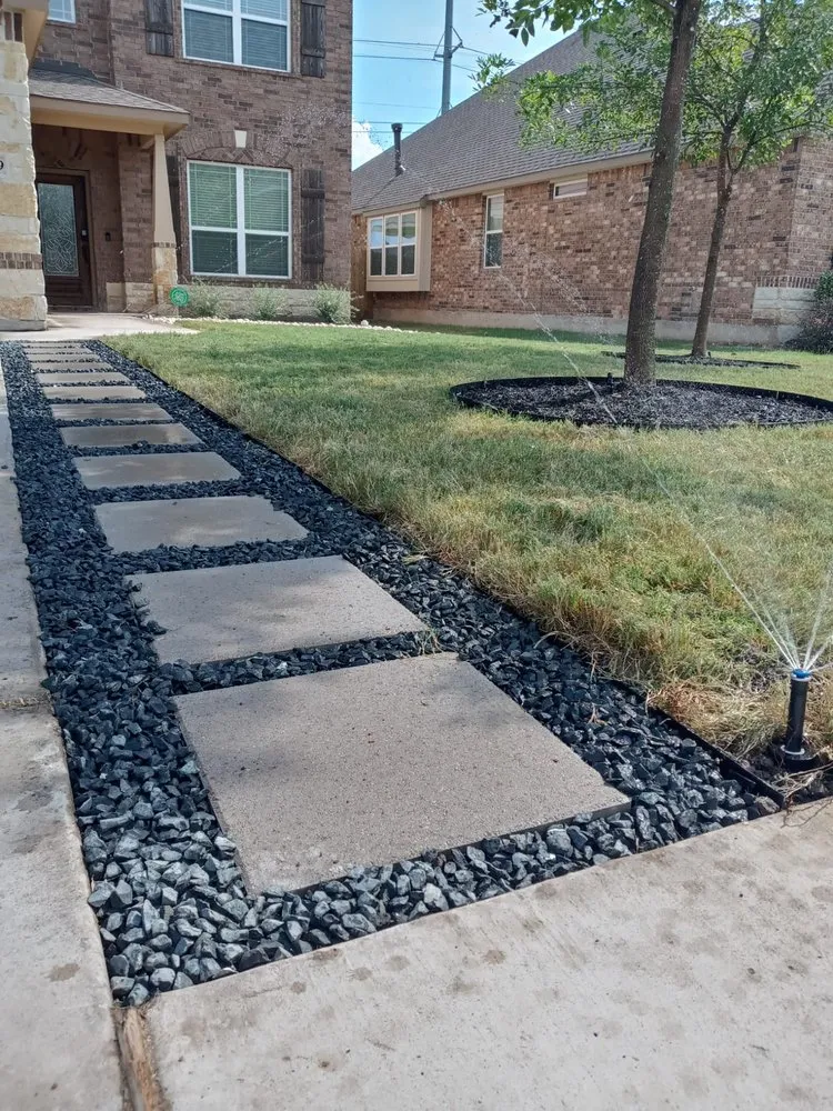 Expert lawn mowing service for homes in Salado, TX by Reyes Landscaping