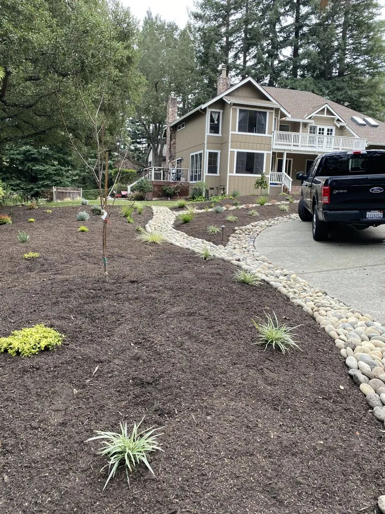 Professional landscape installation with custom design across Alamo, CA - Reyes Landscaping Service