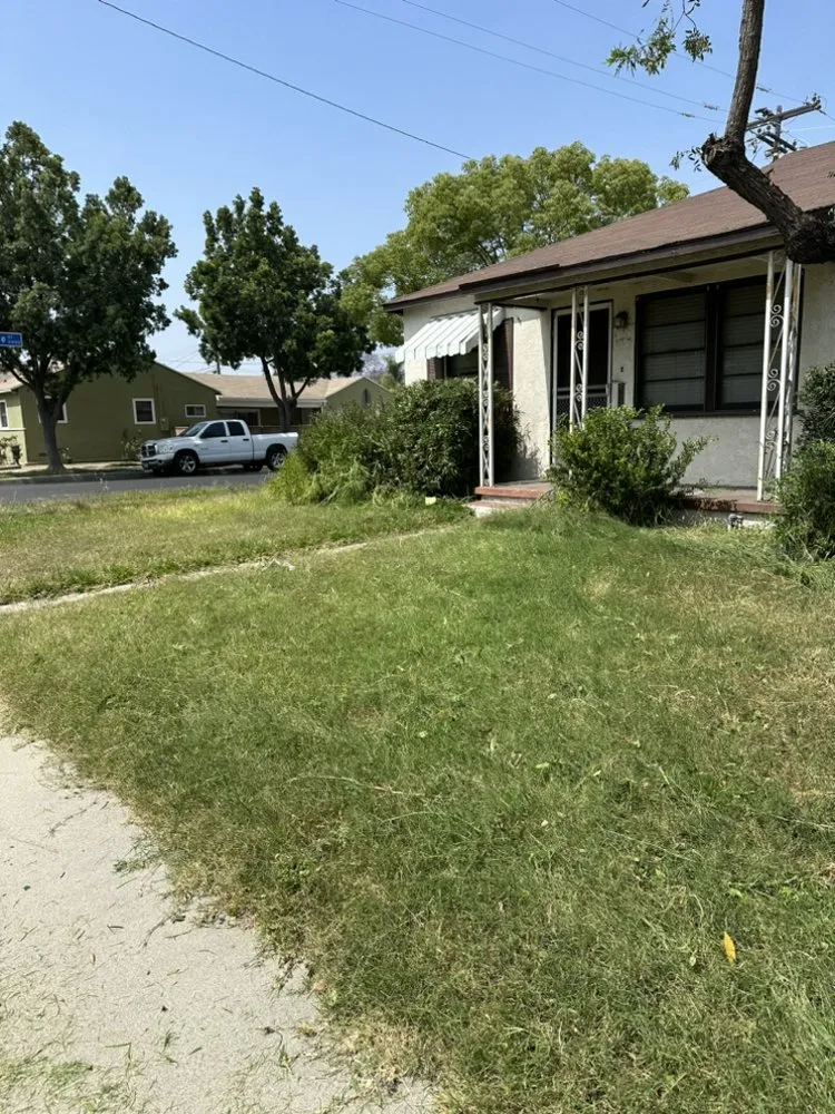 Custom landscape installation for beautiful yards in Bellflower, CA by Reyes Lawn Maintenance