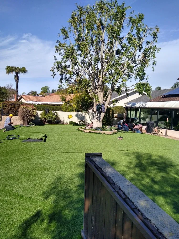 Custom lawn mowing service for outdoor upgrades in Fullerton, CA by Reyes Professional Tree Services
