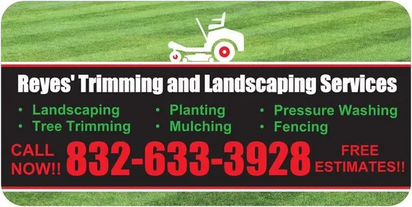 Reyes' Trimming and Landscaping Services Logo