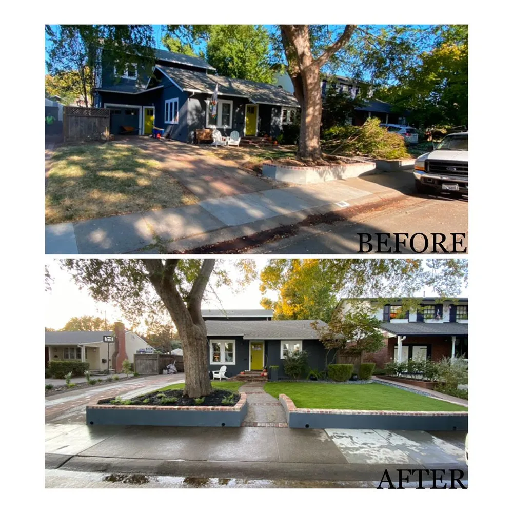 Affordable landscape installation with custom design across Orangevale, CA - Reyna Landscaping & Maintenance