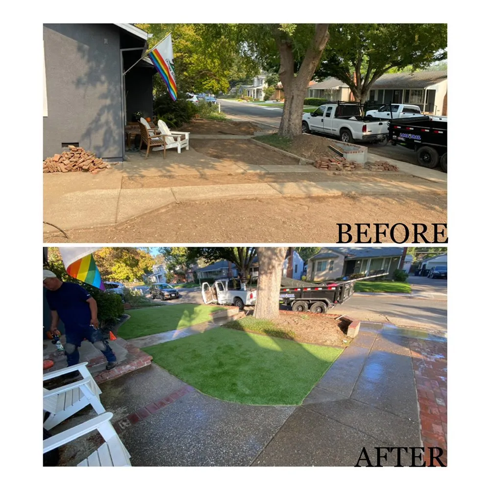Reliable landscape installation with custom design in Orangevale, CA by Reyna Landscaping & Maintenance