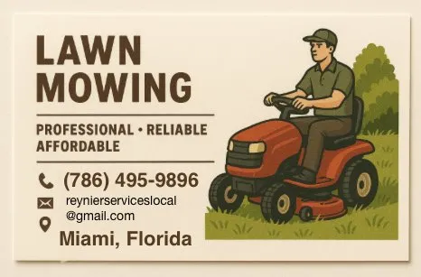 Reynier's Paint And Lawn Mover Services Logo