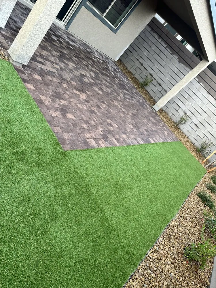 Expert outdoor landscaping for homes in Las Vegas, NV by Reyzo Pavers