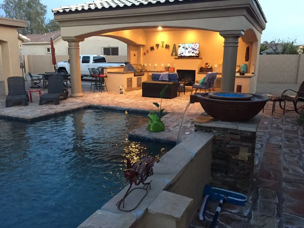 Expert yard cleanup service with custom design in Gilbert, AZ by RezCom Builders