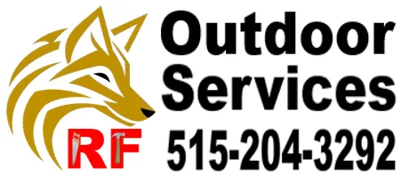 Professional lawn mowing service for outdoor upgrades in Des Moines, IA by RF Outdoor Services