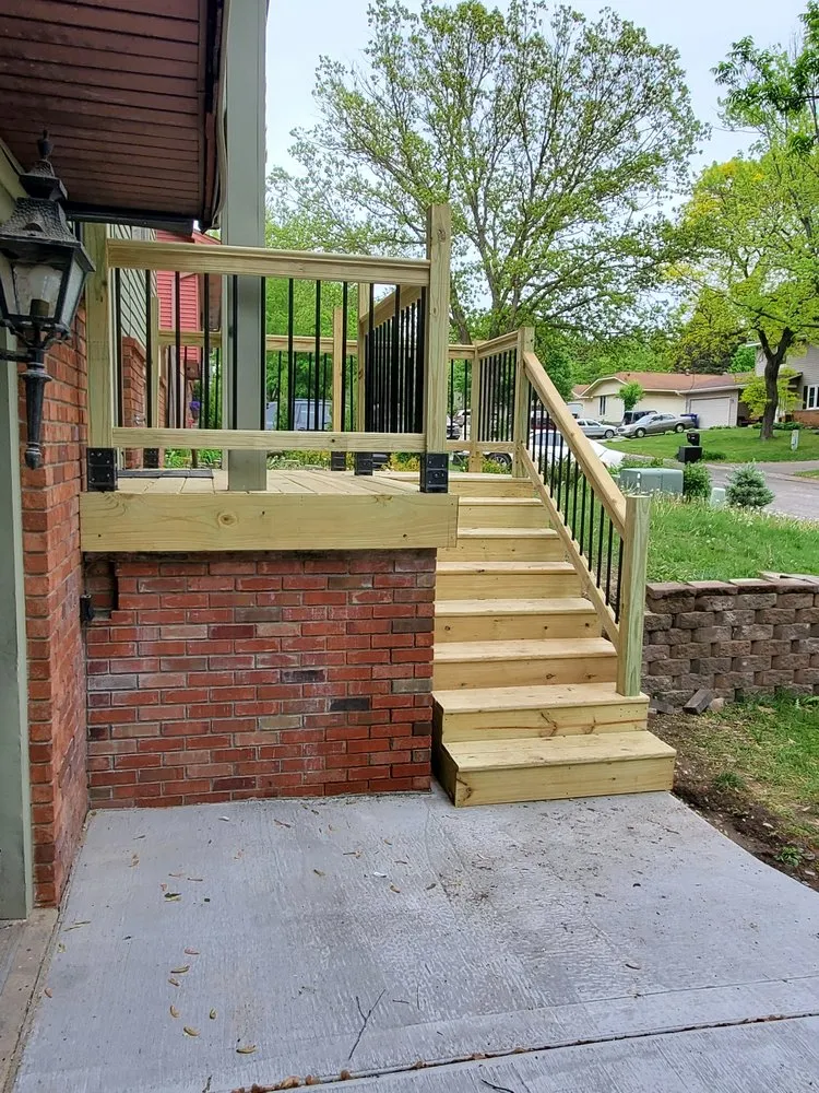 Custom landscape installation for outdoor upgrades in Brooklyn Center, MN by RFP Contracting