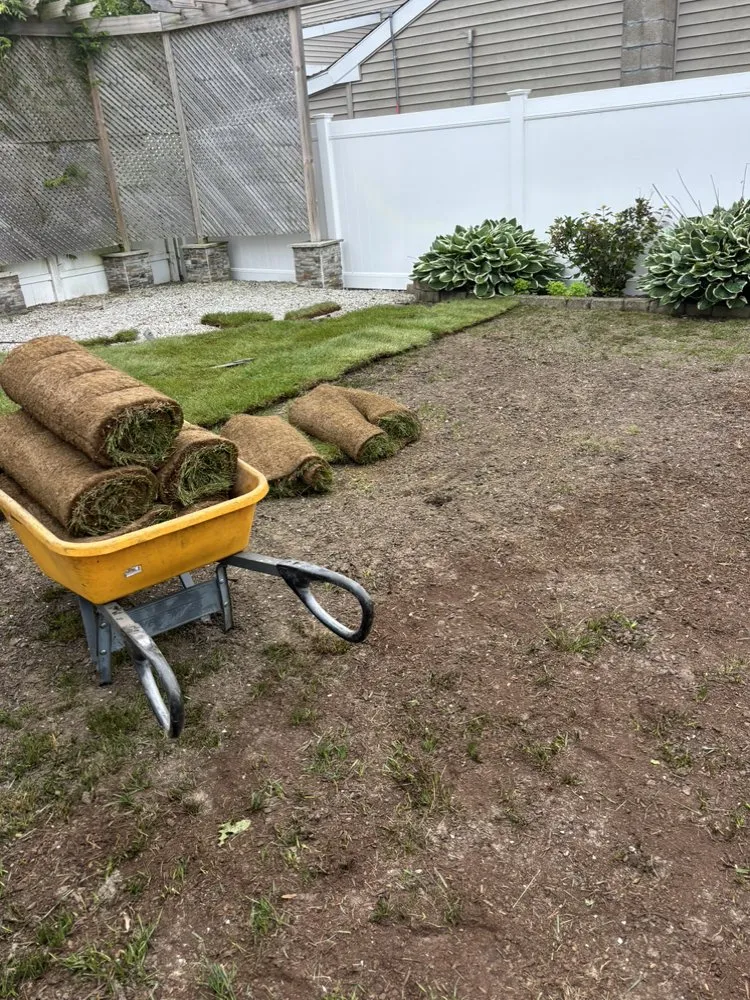 Trusted lawn mowing service in New Bedford, MA by Rfs Landscape and Hardscape