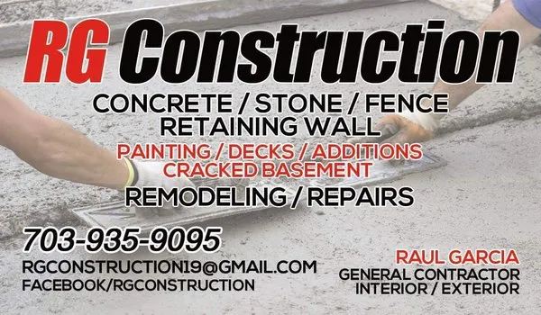 RG Construction & Landscapes Logo