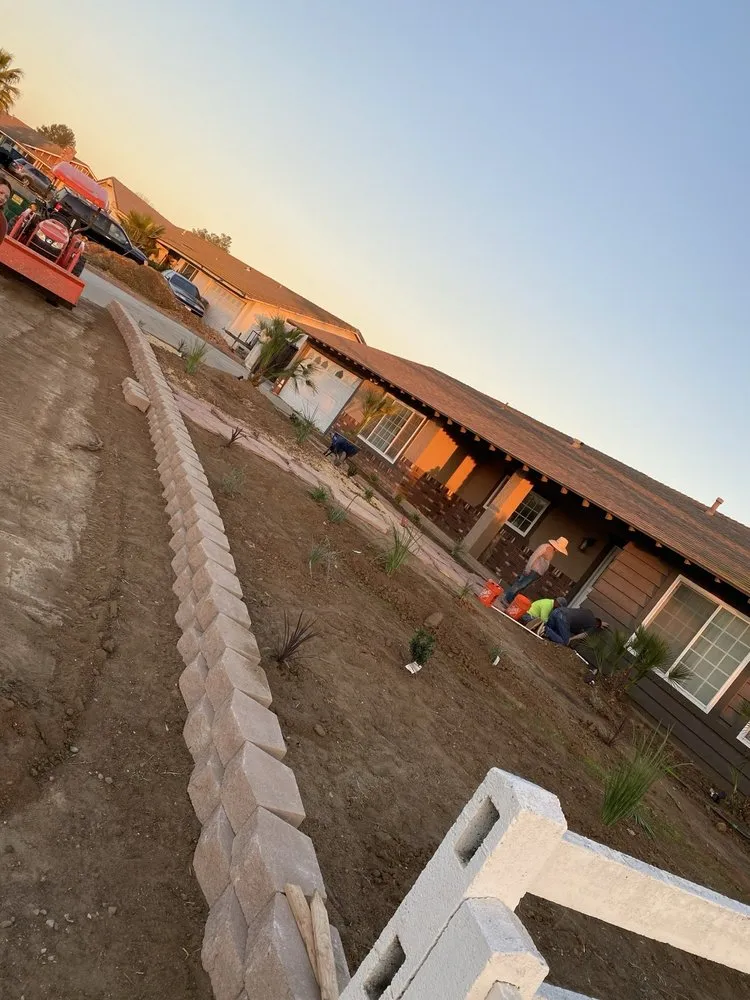 Custom yard cleanup service for outdoor upgrades in Rancho Cucamonga, CA by R.G Landscaping & Design