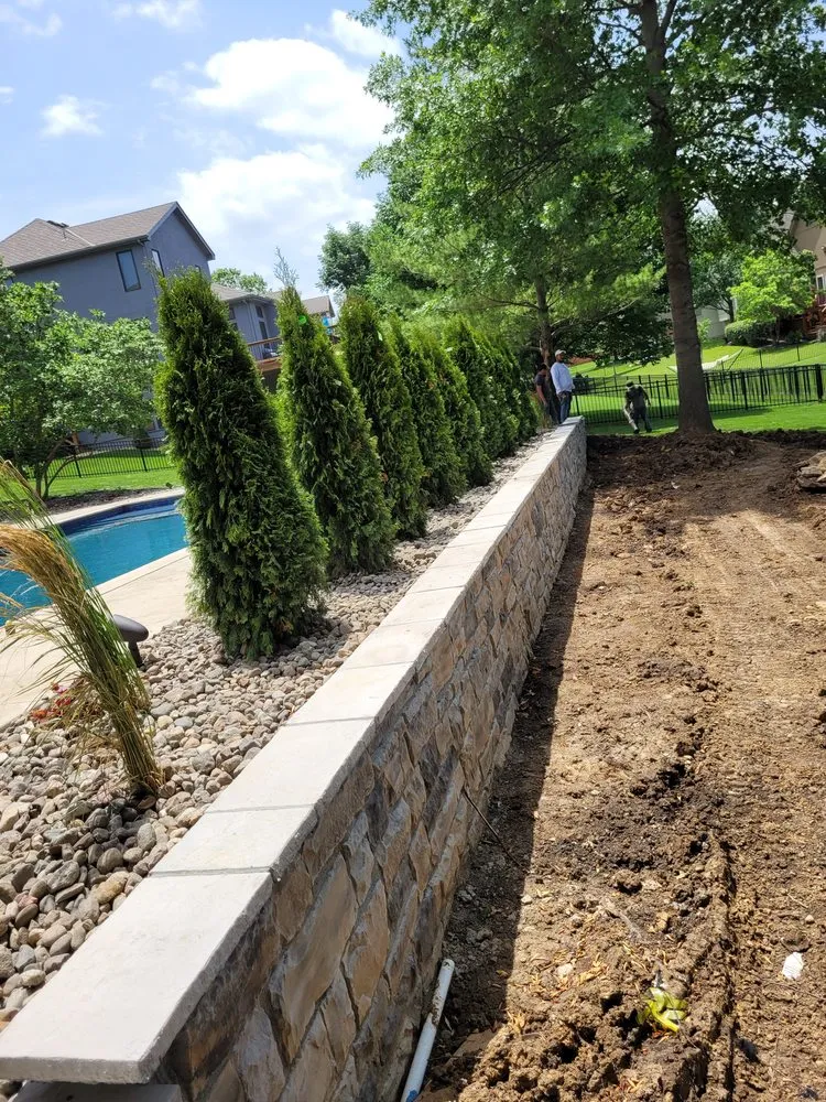 Expert landscape installation with custom design in Kansas City, KS by R&G Lawn & Landscape