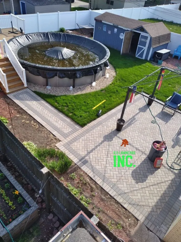 Professional landscape installation in Burbank, IL by R.G Lawncare