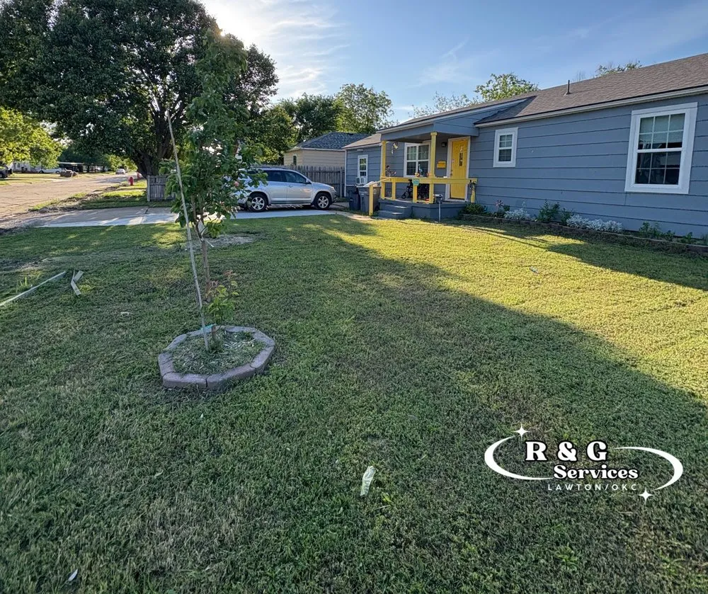 Affordable yard maintenance in Lawton, OK by R&G