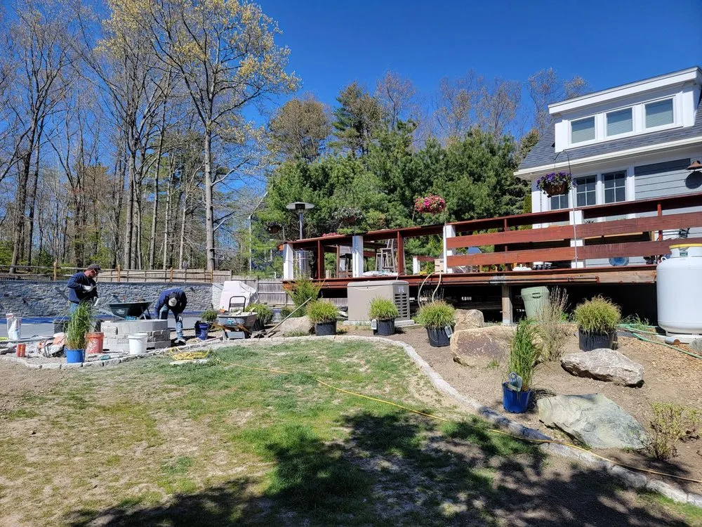 Reliable outdoor landscaping in Rowley, MA by RG Masonry