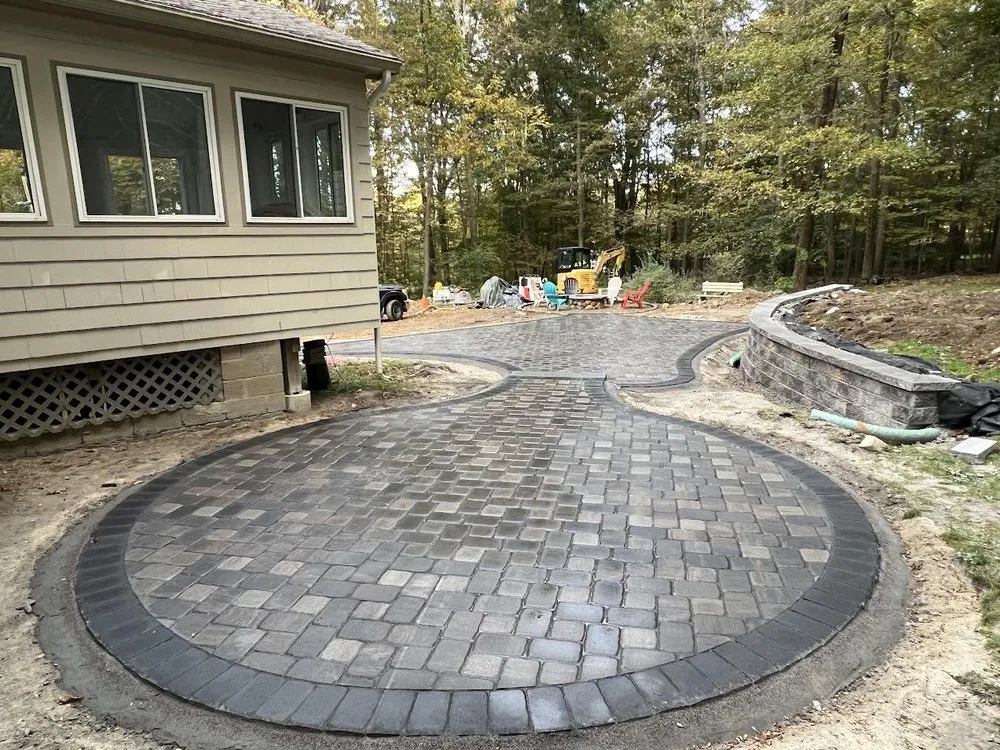 Custom garden landscaping in Rowley, MA - RG Masonry