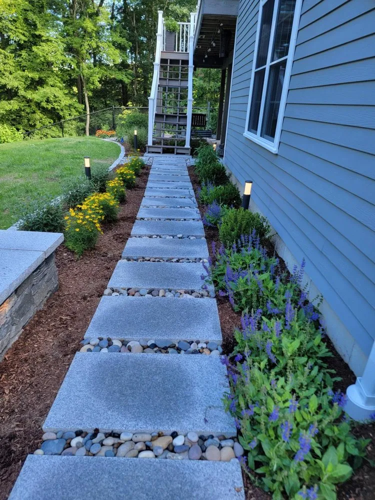 Reliable landscaping services with custom design in Rowley, MA by RG Masonry
