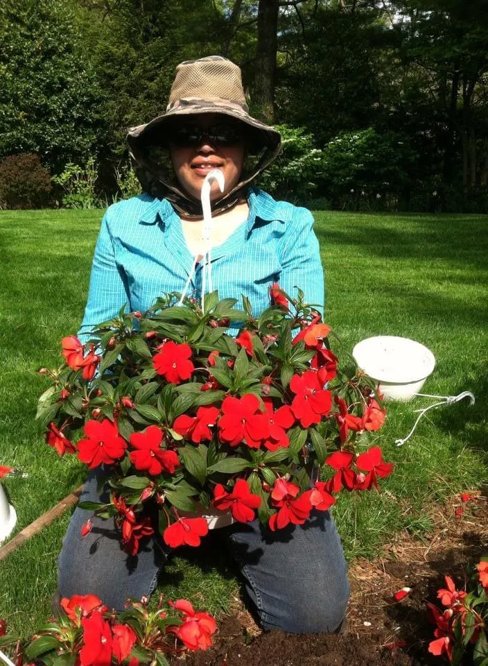 Custom lawn mowing service for residential properties in East Hampton, NY by RGR GARDEN SERVICES.