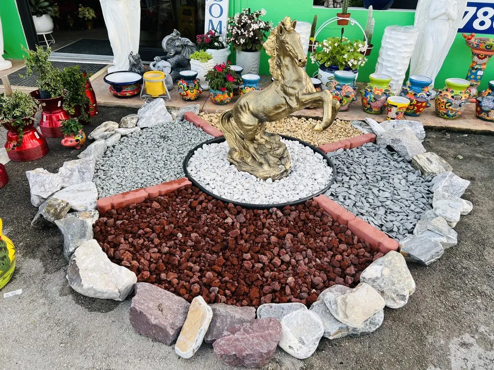 Professional landscape installation with custom design in Miami, FL by RGS Garden and Nursery