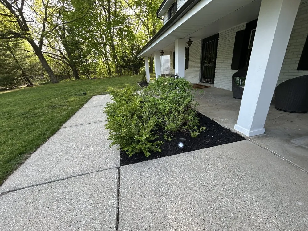 Expert garden landscaping with custom design in Hartford, MI by RGS Lawn Care