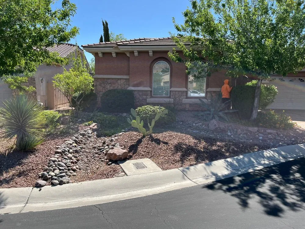 Top-rated outdoor landscaping for year-round maintenance in Las Vegas, NV by RH Landscaping And Gardening Services