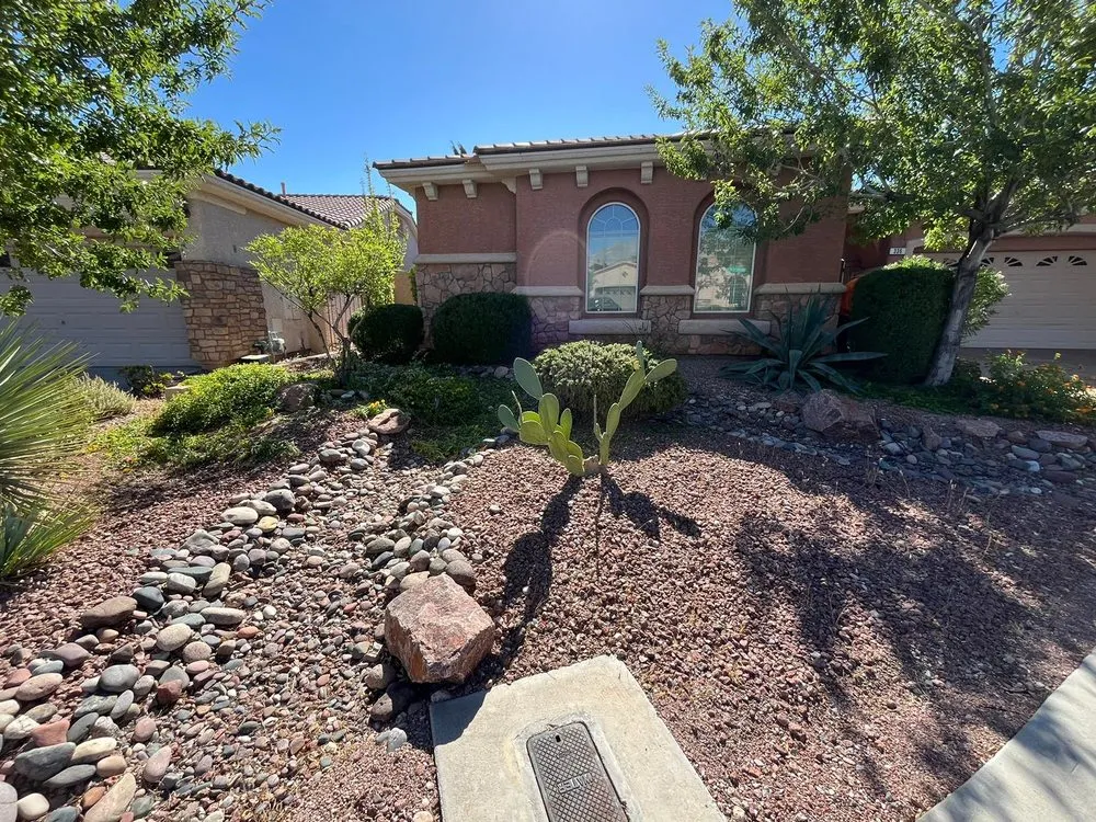 Top-rated outdoor landscaping with custom design in Las Vegas, NV by RH Landscaping And Gardening Services