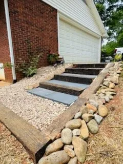 Reliable outdoor landscaping with custom design in Elkin, NC by R&H Landscaping and Grading