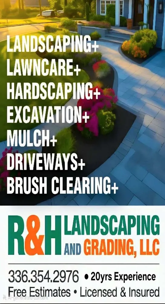 Reliable yard maintenance for homes in Elkin, NC by R&H Landscaping and Grading