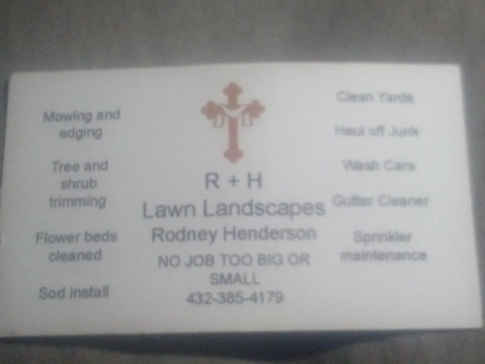 Affordable outdoor landscaping for beautiful yards in Odessa, TX by R+H Lawn Landscapes