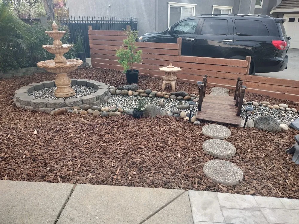 Expert garden landscaping with custom design in Antioch, CA by RHD Landscaping