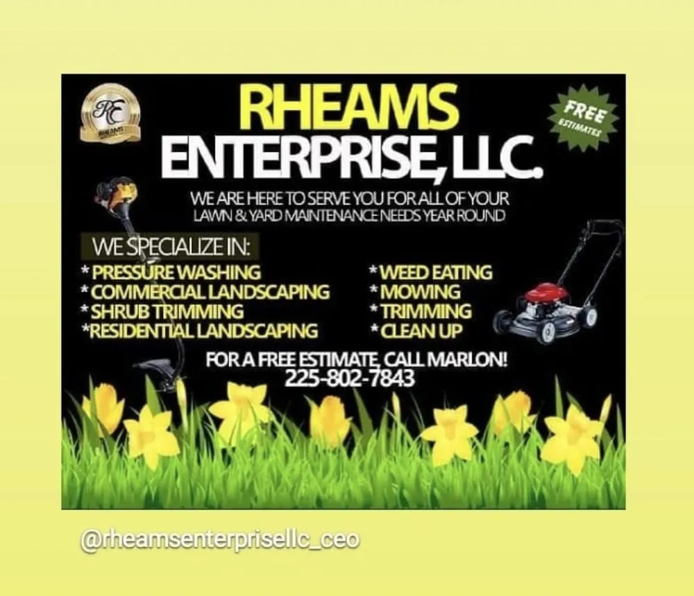 Expert yard maintenance in Baton Rouge, LA - Rheams Enterprise