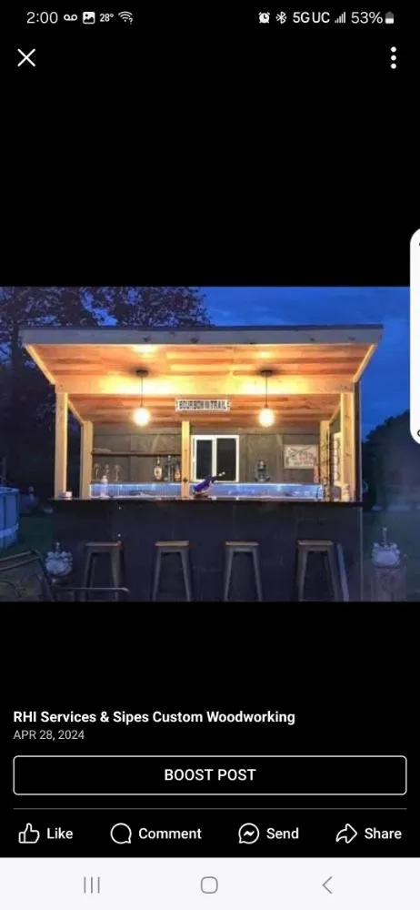 Local outdoor landscaping for outdoor upgrades across Dillsburg, PA - RHI Services & Sipes Custom Woodworking