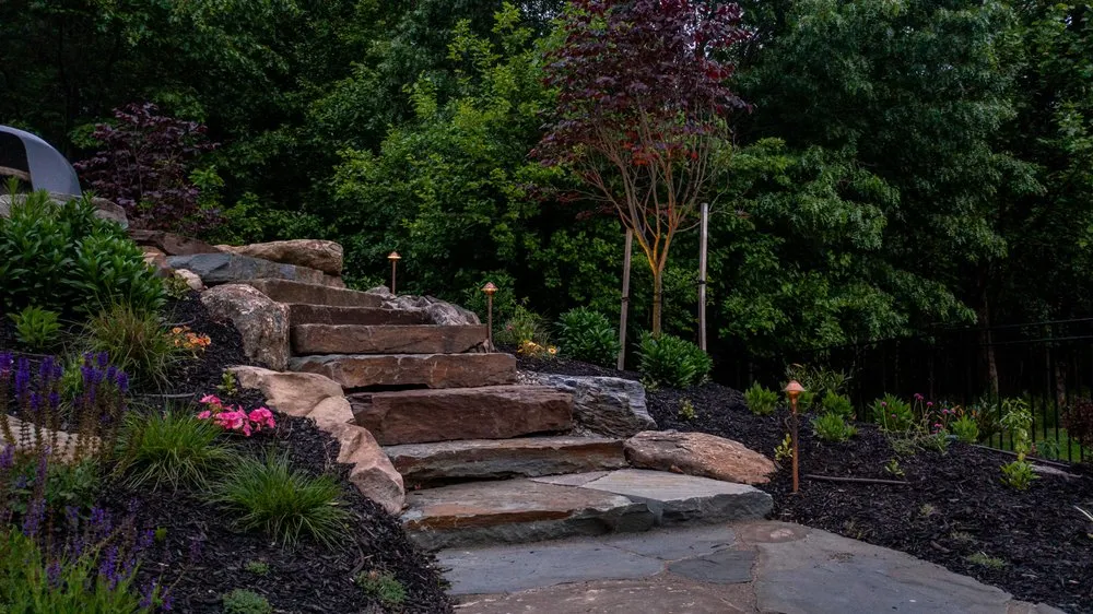 Professional yard cleanup service in Sykesville, MD by Rhine Landscaping