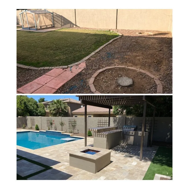 Local residential landscaping in Gilbert, AZ by Rhino Landscape & Design