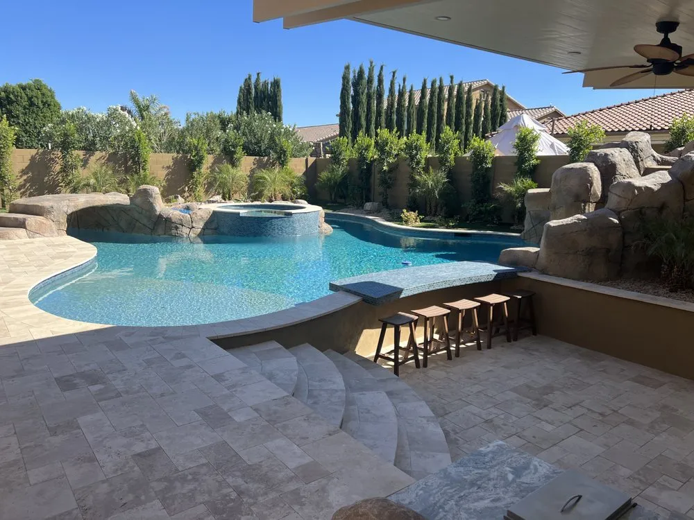 Trusted yard maintenance with custom design in Gilbert, AZ by Rhino Landscape & Design