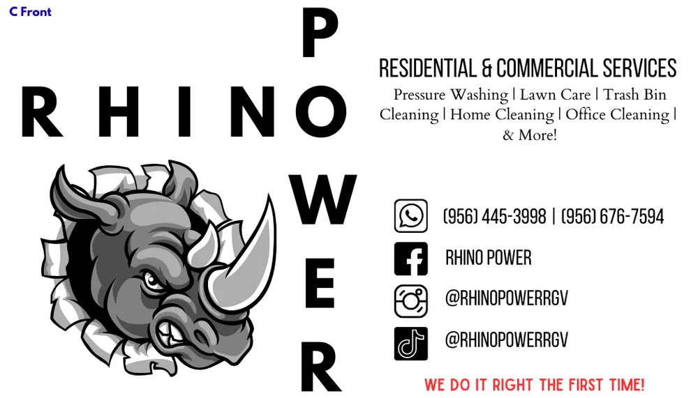 Expert lawn mowing service in Edinburg, TX - Rhino Power