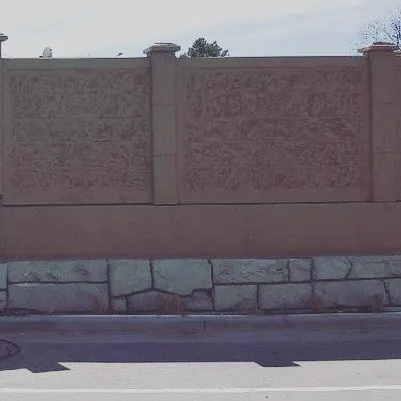 Affordable garden landscaping for residential properties in Provo, UT by RhinoRock Concrete Fencing