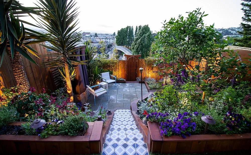 Professional landscape installation in San Francisco, CA by Rhizome Urban Gardens