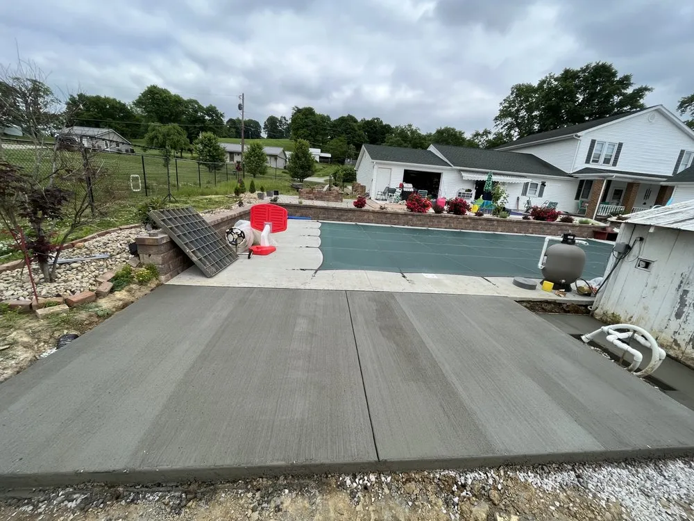 Custom landscape design in South Webster, OH by Rhoads Crete Enterprises