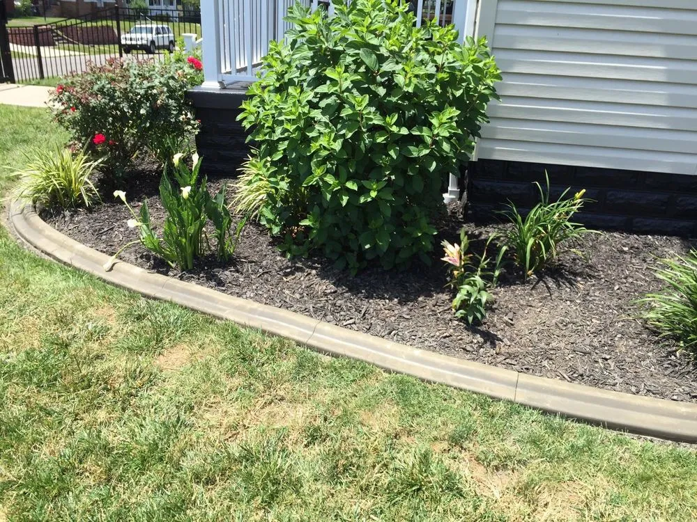 Local landscape installation in South Webster, OH by Rhoads Crete Enterprises