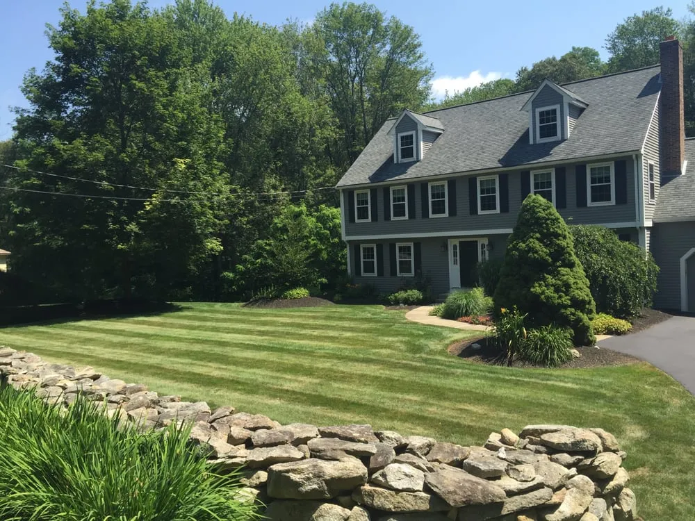 Professional lawn mowing service in Warwick, RI by Rhode Island Turf Management